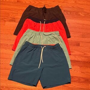 Men's Multi-Color Swim Trunks Set